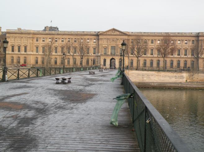  ponts des Arts verglacé